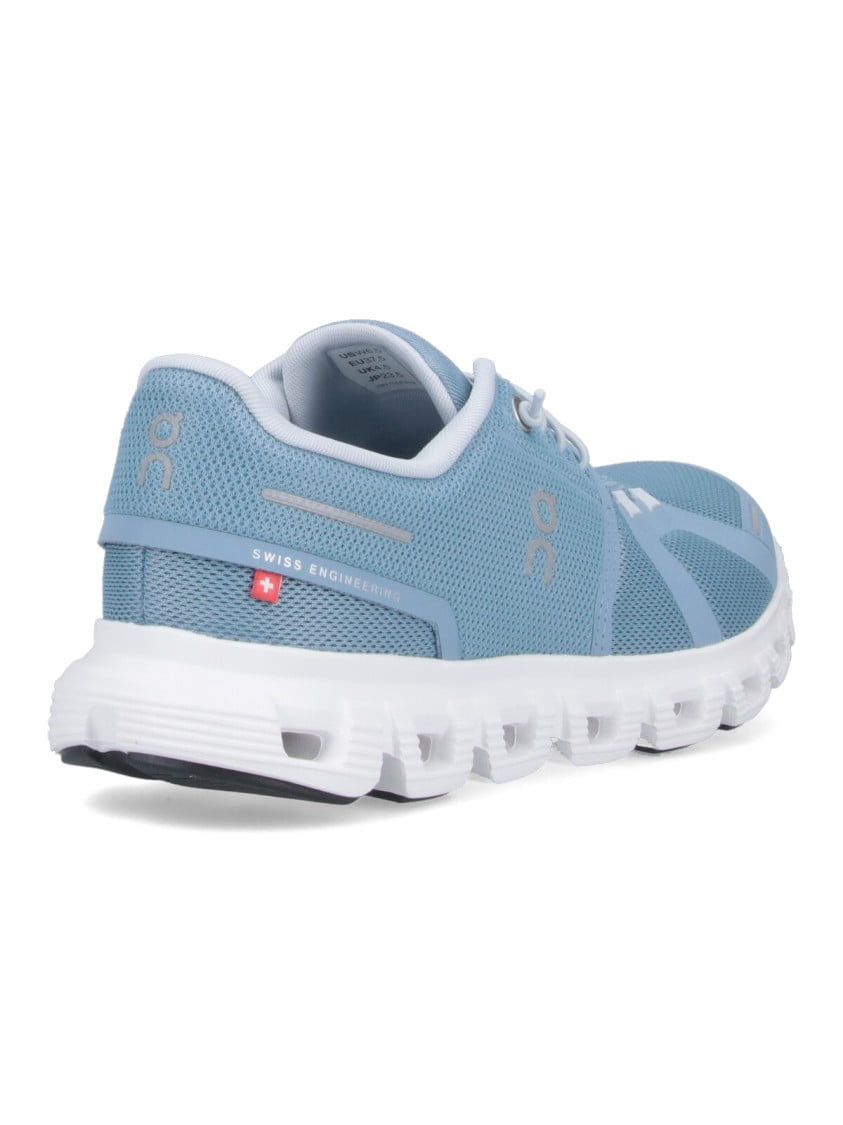 On Womens Cloud 6 Chambray/White 3WF10061508