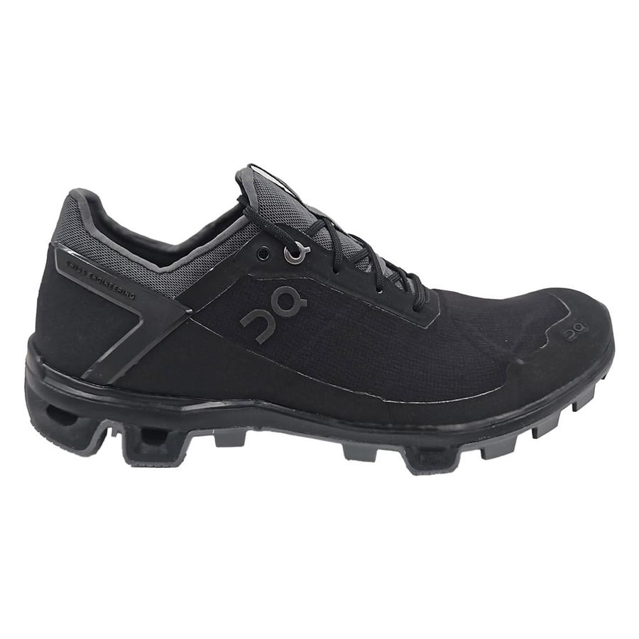 ON Cloudventure Peak 2 Womens Shoes Size 9, Color: Black/Rock