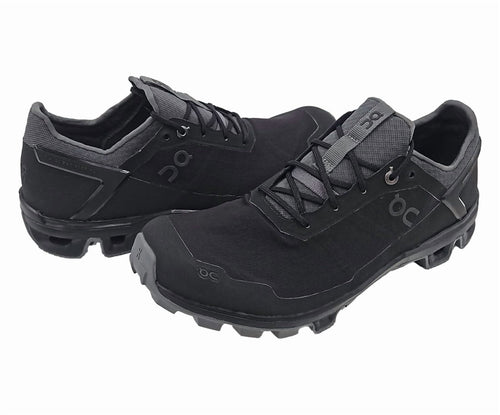 ON Cloudventure Peak 2 Womens Shoes Size 9, Color: Black/Rock