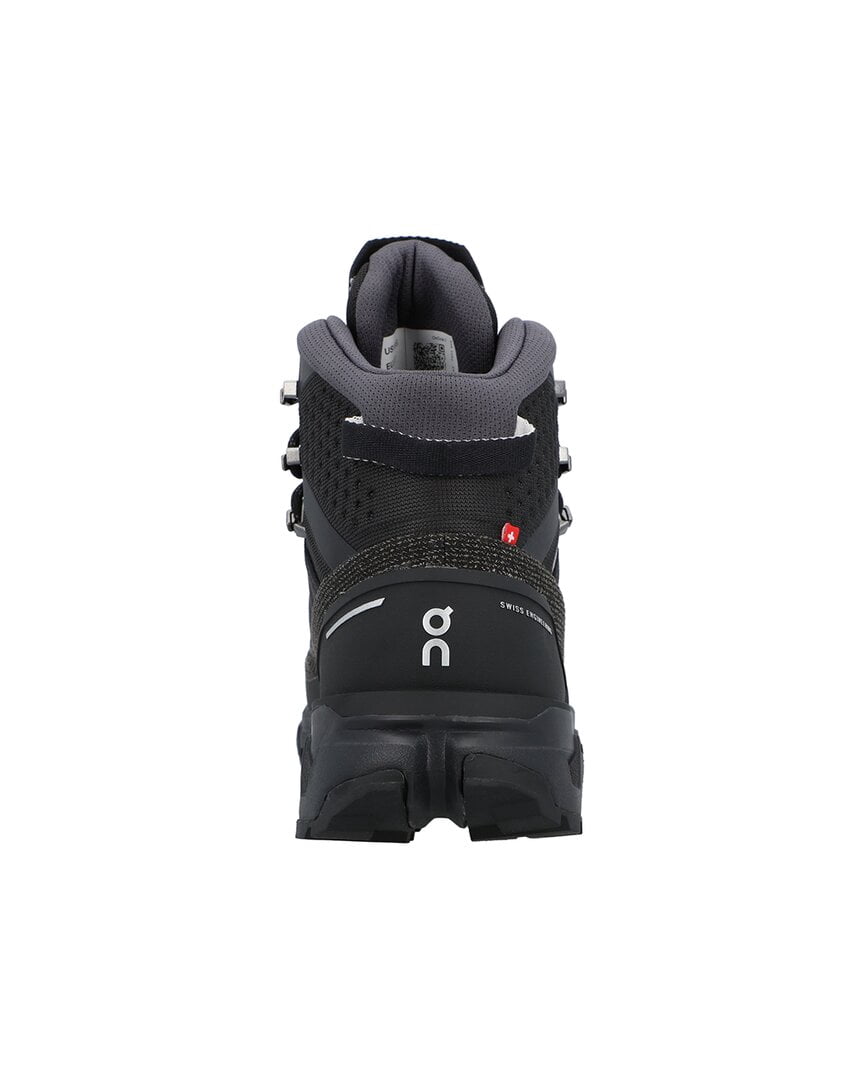 On Running Cloudrock Trek Waterproof Canvas Sneaker, 10, Black