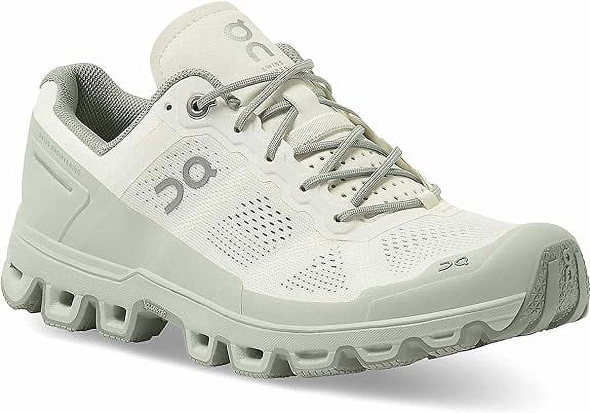 ON Cloudventure Womens Shoes Size 8, Color: White/Moss